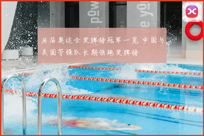历届奥运会奖牌榜冠军一览 中国与美国等强队长期领跑奖牌榜